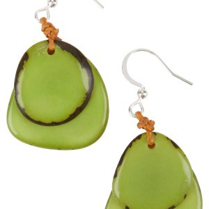 Tagua 1.75 In. Layered Fiesta Dangle Earrings