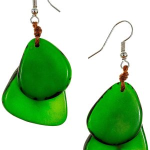 Tagua 1.75 In. Layered Fiesta Dangle Earrings