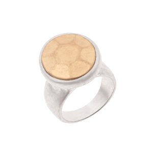 Bella Uno Two-Tone Round Ring