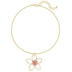 Bay Studio Open Flower Necklace