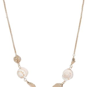 Beach Chic Shell Gold Chain Necklace