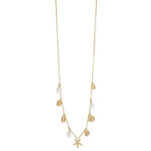 Beach Chic Gold Necklace