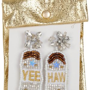 Simply Southern Yee-Haw Boots Post-Back Earrings