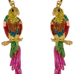 Fun & Sun Parrot Dangle Earrings