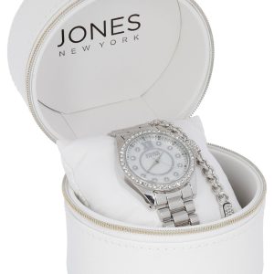 Jones New York Womens 3-Piece Boxed Watch Set
