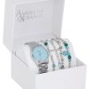 American Exchange Womens Silver Boxed Watch Set