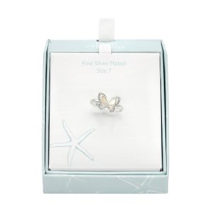 Ocean Treasures Butterfly Mop Ring