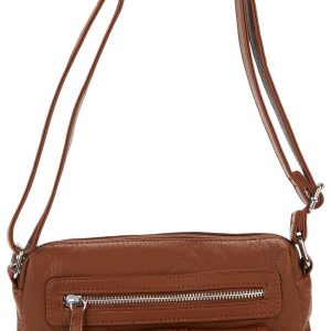 Bueno Solid D-Ring Flap Pocket Crossbody Bag