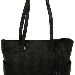 Bueno Woven Panel Tote Bag