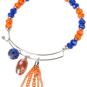 UF Gators Bangle Charm Bracelet by Dauplaise Jewelry