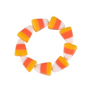UNCAS Candy Corn Halloween Stretch Bracelet