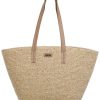 Sun N' Sand Straw Shoulder Beach Tote Bag