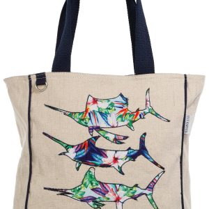 Guy Harvey Wild Flower Shoulder Bag Beach Tote