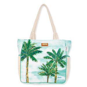 Sun N' Sand Hana Palms Beach Tote Bag