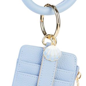 Nanette Lepore Candi Shell Charm Bracelet Card Case