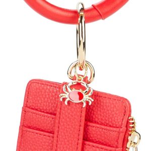 Nanette Lepore Candi Crab Charm Bracelet Card Case