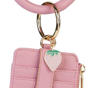 Nanette Lepore Candi Card Case Fruit Charm Bracelet Wallet