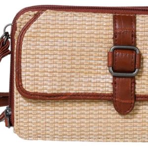 Bueno Natural Straw Crossbody Bag