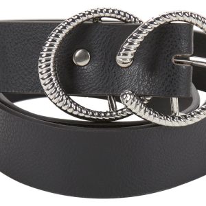Rampage Women's Wide Faux Leather Belt