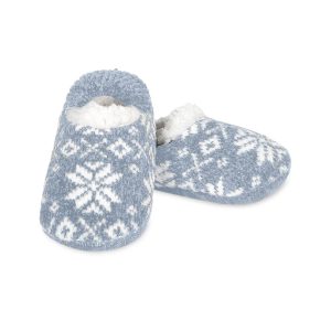Womens XOXO Nordic Plush Lined Non-Skid Slippers