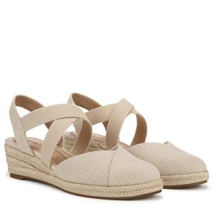 LifeStride Womens Kimball Canvas Espadrille Wedges
