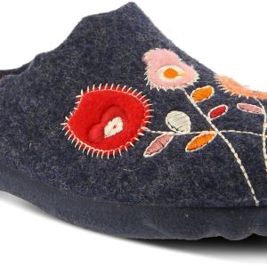 Spring Step Womens Flexus Wildflower Wool Slippers