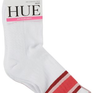 Hue Womens 3 Pk Air Cushion Sport Crew Socks