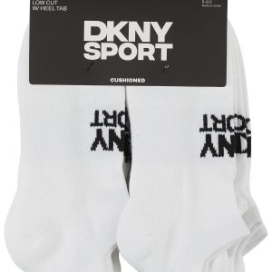 DKNY Womens 6 Pk. Low Cut Cushioned Socks