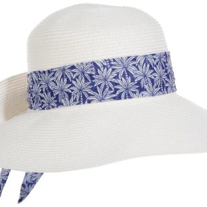 Nine West Womens Braided Headband Sun Hat