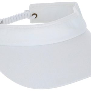 Sun N' Sand Womens Solid Coil Back Sun Visor