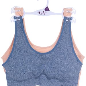 Gloria Vanderbilt 2 Pk Plus Full Cover Seamless Comfort Bras