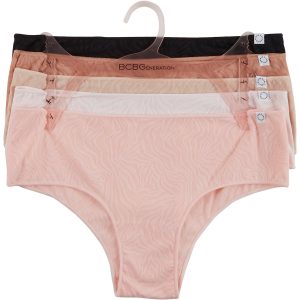 BCBGMAXAZRIA Womens 5 Pk Animal Micro Bikini Panties