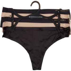 BCBGMAXAZRIA Womens 5 Pk Lazer Cut Underwear