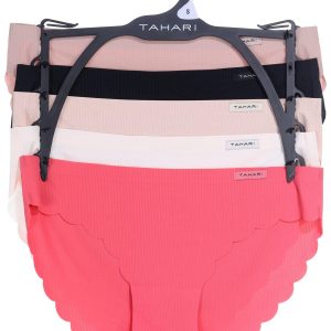 Tahari Womens 5 Lazer Scallop Bikini Panties