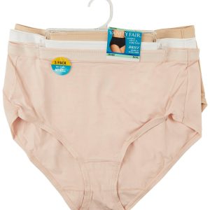 Vanity Fair Womens 3 Pk Hi-Cut Comfort Briefs