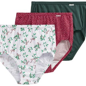 Jockey 3 Pk Holiday Elance Brief Panties