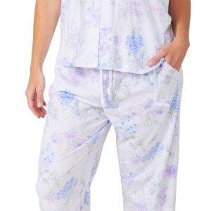 Carole Hochman Womens 2 Pc Capris Pajama Set