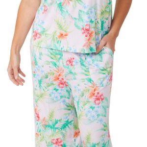 Tommy Bahama Womens 2 pc Print Pajama Set