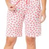 Hue Womens Cooling Crabs Pajama Shorts