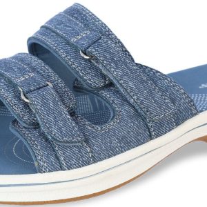 Clarks Womens Cloudsteppers Breeze Piper Slide Sandals