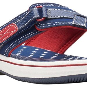 Clarks Womens Cloudsteppers Breeze Sea Flip Flops