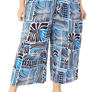 Coral Bay Plus 23 in Crepon Capris