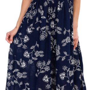 C&C California Womens Floral Print Maxi Dress