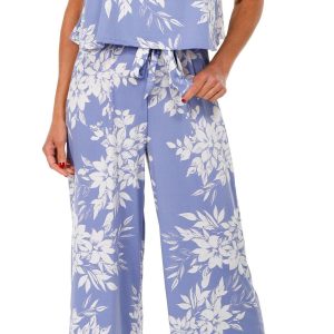C'est La Vie Womens Sleeveless Floral Jumpsuit