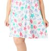 Allison Brittney Plus Sleeveless Print Dress