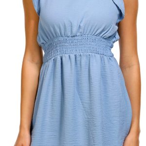 No Comment Juniors Flutter Sleeve Mini Dress