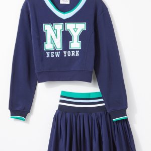 Jolie & Joy Juniors 2 Pc New York Skirt Set