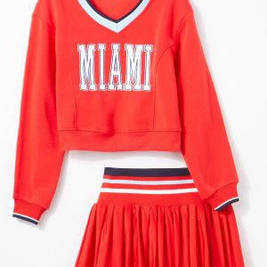 Jolie & Joy Juniors 2 Pc Miami Skirt Set
