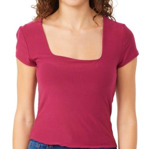 7th & Hudson Juniors Solid Short Sleeve Tshirt