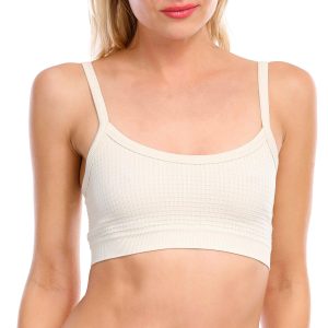 Full Circle Trends Juniors Solid Waffle Knit Bralette